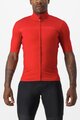 CASTELLI Koszulka kolarska z krótkim rękawem - PRO THERMAL MID - czerwony