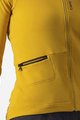 CASTELLI Zimowa koszulka kolarska z długim rękawem - UNLIMITED TRAIL W - żółty