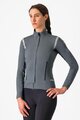 CASTELLI Kolarska ocieplana kurtka - PERFETTO ROS 2 W - szary