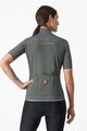 CASTELLI Koszulka kolarska z krótkim rękawem - PERFETTO ROS 2 WIND W - szary