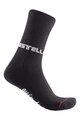 CASTELLI Kolarskie klasyczne skarpetki - QUINDICI SOFT MERINO W - czarny