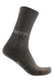 CASTELLI Kolarskie klasyczne skarpetki - QUINDICI SOFT MERINO W - zielony