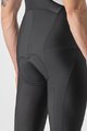 CASTELLI Długie spodnie kolarskie z szelkami - SEMIFREDDO - czarny