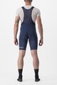 CASTELLI Krótkie spodnie kolarskie z szelkami - PREMIO BLACK LTD EDITION - niebieski