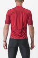 CASTELLI Koszulka kolarska z krótkim rękawem - UNLIMITED TERRA - czerwony