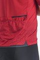 CASTELLI Koszulka kolarska z krótkim rękawem - UNLIMITED TERRA - czerwony