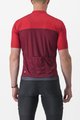 CASTELLI Koszulka kolarska z krótkim rękawem - UNLIMITED ENTRATA - czerwony