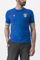 CASTELLI Kolarska koszulka z krótkim rękawem - ITALIA MERINO - niebieski