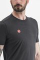 CASTELLI Kolarska koszulka z krótkim rękawem - MERINO - czarny