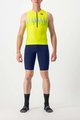 CASTELLI Krótkie spodnie kolarskie bez szelek - PREMIO SHORTS - niebieski