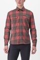 CASTELLI koszula - UNLIMITED FLANNEL - czerwony