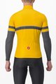 CASTELLI Zimowa koszulka kolarska z długim rękawem - RETTA - żółty