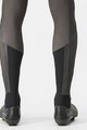 CASTELLI Długie spodnie kolarskie z szelkami - UNLIMITED THERMAL - brązowy