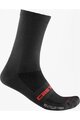 CASTELLI Kolarskie klasyczne skarpetki - RE-CYCLE THERMAL 18 - czarny