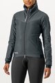 CASTELLI Kolarska ocieplana kurtka - FLY THERMAL W - szary