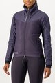 CASTELLI Kolarska ocieplana kurtka - FLY THERMAL W - fioletowy