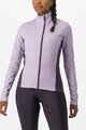 CASTELLI Kolarska ocieplana kurtka - TRANSITION 2 W - fioletowy