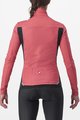 CASTELLI Kolarska ocieplana kurtka - TRANSITION 2 W - czerwony