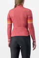 CASTELLI Zimowa koszulka kolarska z długim rękawem - OTTANTA - czerwony