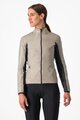 CASTELLI Kolarska ocieplana kurtka - UNLIMITED PUFFY 2 W - beżowy