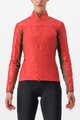 CASTELLI Kolarska ocieplana kurtka - UNLIMITED W PUFFY 2 - czerwony