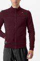 CASTELLI Bluza - VIGORELLI TRACK - bordowy
