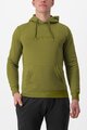CASTELLI Bluza - LOGO HOODIE - zielony
