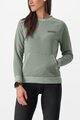CASTELLI Bluza - LOGO W SWEATSHIRT - jasnozielony