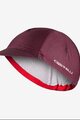 CASTELLI Czapka kolarska - ROSSO CORSA 2 - bordowy