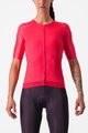 CASTELLI Koszulka kolarska z krótkim rękawem - AERO PRO 7.0 W - różowy
