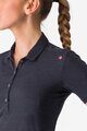 CASTELLI koszulka polo - MERINO W POLO - czarny