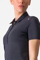 CASTELLI koszulka polo - MERINO W POLO - czarny