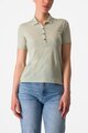 CASTELLI koszulka polo - MERINO W POLO - zielony