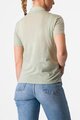 CASTELLI koszulka polo - MERINO W POLO - zielony