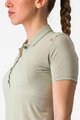 CASTELLI koszulka polo - MERINO W POLO - zielony