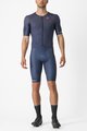 CASTELLI Kombinezon kolarski - SANREMO BTW - niebieski