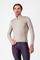 CASTELLI Kolarska ocieplana kurtka - ESPRESSO AIR - szary