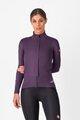 CASTELLI Kolarska ocieplana kurtka - PERFETTO AIR W - fioletowy