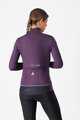 CASTELLI Kolarska ocieplana kurtka - PERFETTO AIR W - fioletowy