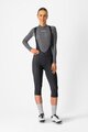 CASTELLI Kolarskie spodnie 3/4 z szelkami - ENTRATA W - czarny