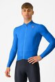 CASTELLI Zimowa koszulka kolarska z długim rękawem - AERO RACE - niebieski