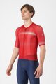 CASTELLI Koszulka kolarska z krótkim rękawem - CLIMBER´S A/C - czerwony