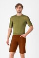 CASTELLI Krótkie spodnie kolarskie bez szelek - UNLIMITED ADVENTURE BAGGY - czerwony