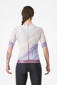 CASTELLI Koszulka kolarska z krótkim rękawem - AERO PRO 8S - fioletowy