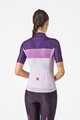 CASTELLI Koszulka kolarska z krótkim rękawem - ELEGANTE - fioletowy/różowy/biały