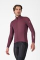 CASTELLI Kolarska ocieplana kurtka - ALPHA 150 - bordowy