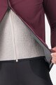 CASTELLI Kolarska ocieplana kurtka - ALPHA 150 - bordowy