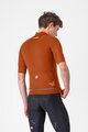 CASTELLI Kolarska kurtka przeciwwiatrowa - DO.DI.CI. SHORT SLEEVE - brązowy