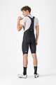 CASTELLI Krótkie spodnie kolarskie z szelkami - OMLOOP THERMAL - czarny