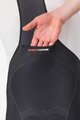CASTELLI Krótkie spodnie kolarskie z szelkami - OMLOOP THERMAL - czarny